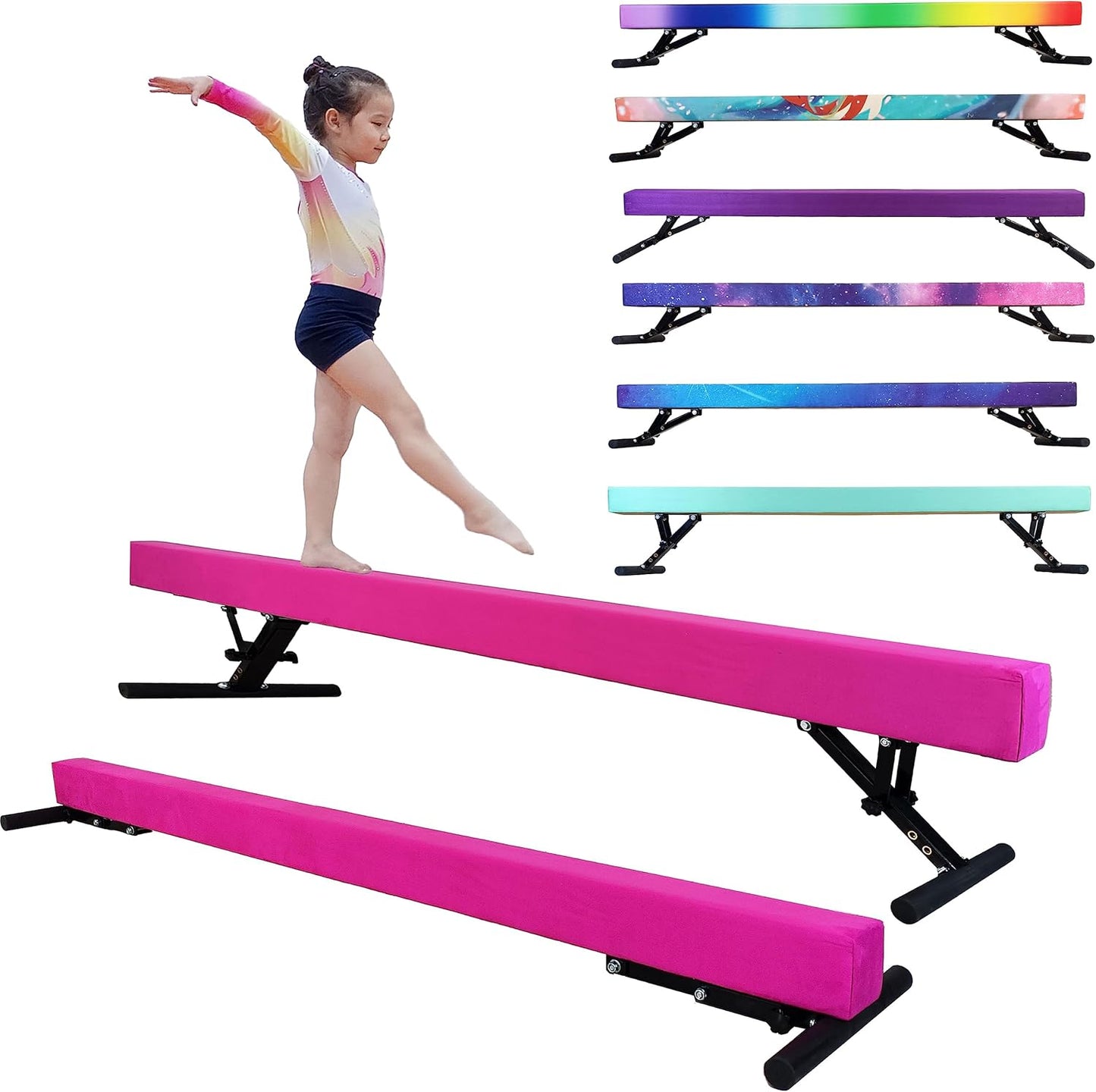 Adjustable Balance Beam for Kids - Perfect for Home Gym Use