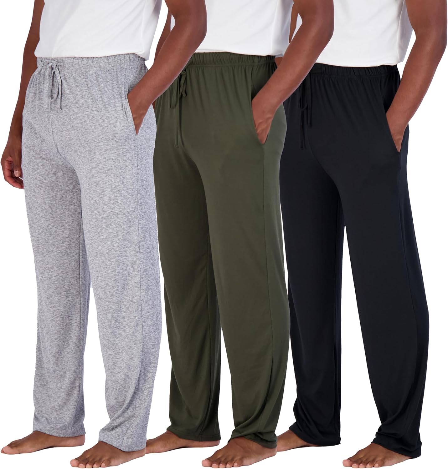 Real Essentials Men's Pajama Pants: Soft, Stretchy, and Comfortable
