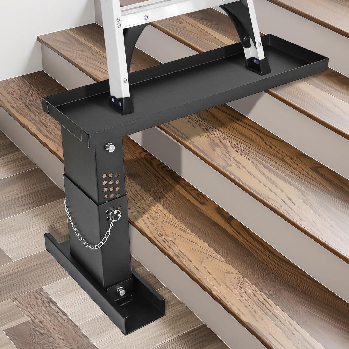Ladder Extender for Stairs - Heavy-Duty Adjustable Levelers