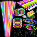 100Pcs Glow Sticks 22 in Party Pack - Durable 9 Hour Glow