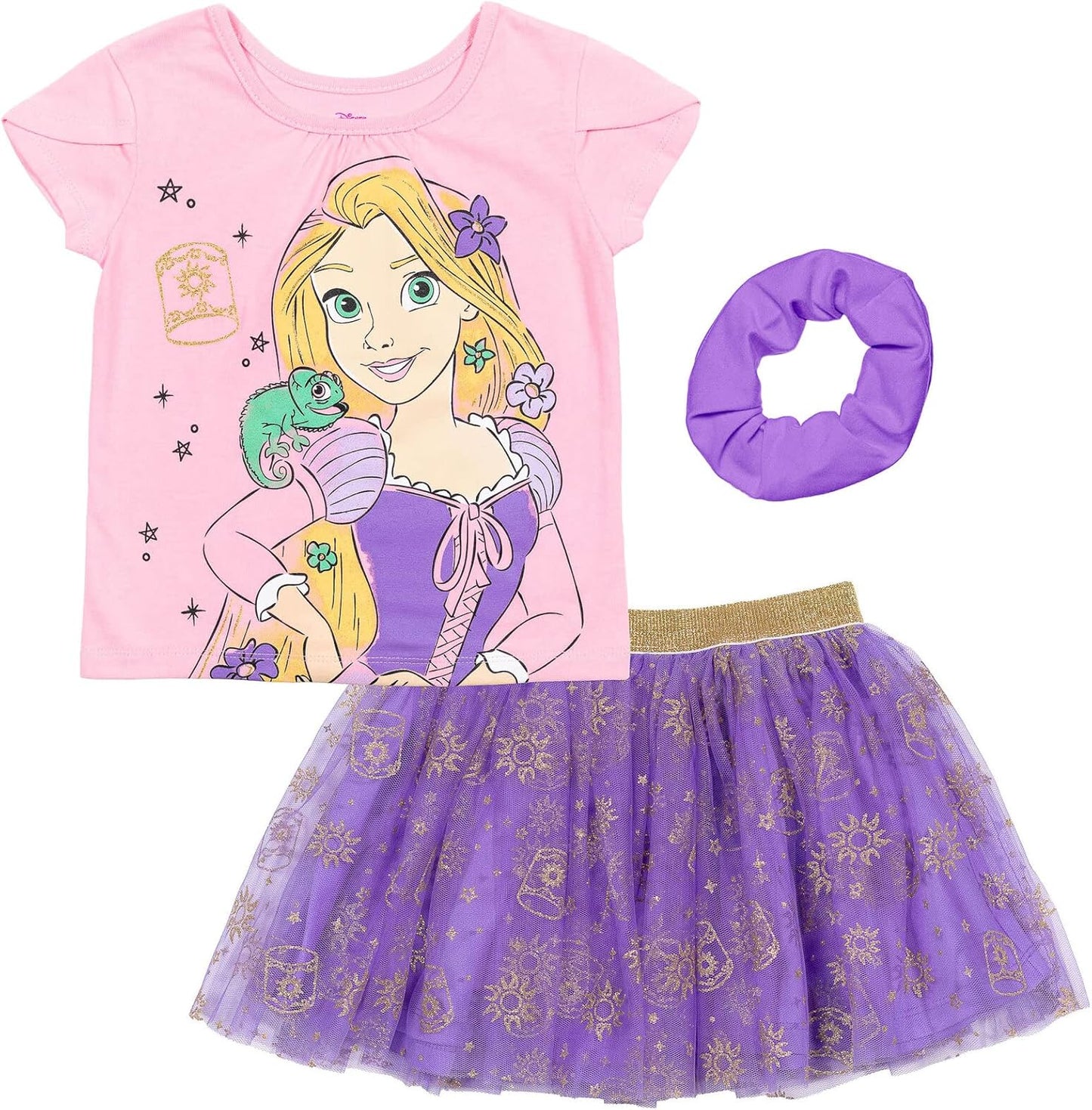 Disney Princess Moana Frozen Girls T-Shirt and Skirt Set