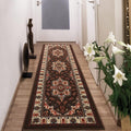 Antep Rugs Oriental Traditional 2x7 Runner Rug - Low Profile Non-Skid