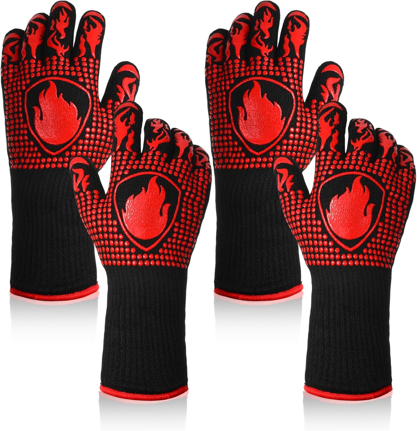 Innconee | 1472F Heat Resistant BBQ Gloves - Ultimate Grill Mastery!