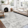 ReaLife Rugs Machine Washable Area Rug 4ft x 6ft - Durable & Easy Care