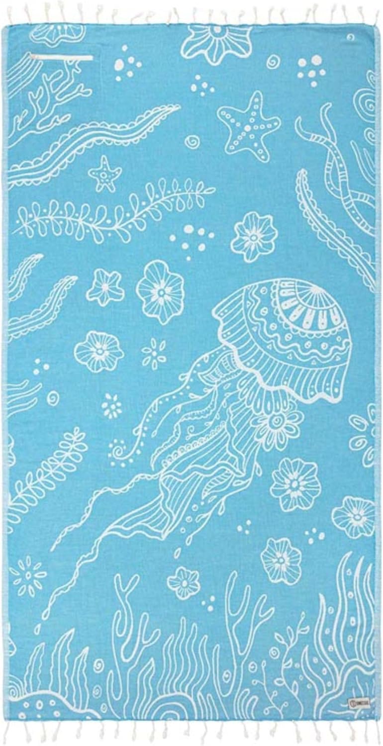 Sand Cloud Turkish Beach Towel - Quick Dry & Sand Free Towel