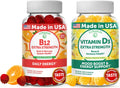 Vitamin B12 and D3 Gummies Bundle - Potent Energy & Immune Support