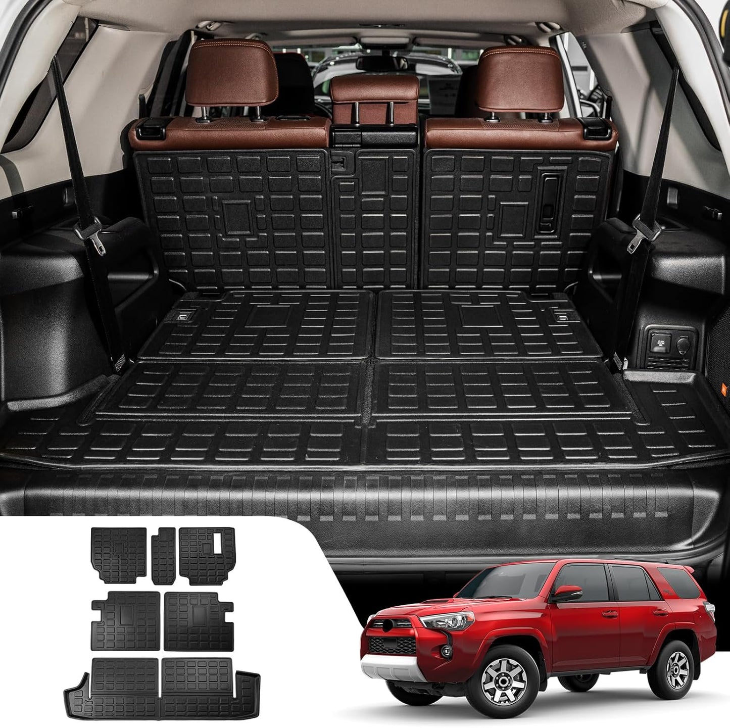 Cargo Mat Compatible with 2010-2024 Toyota 4Runner for 7 Seats