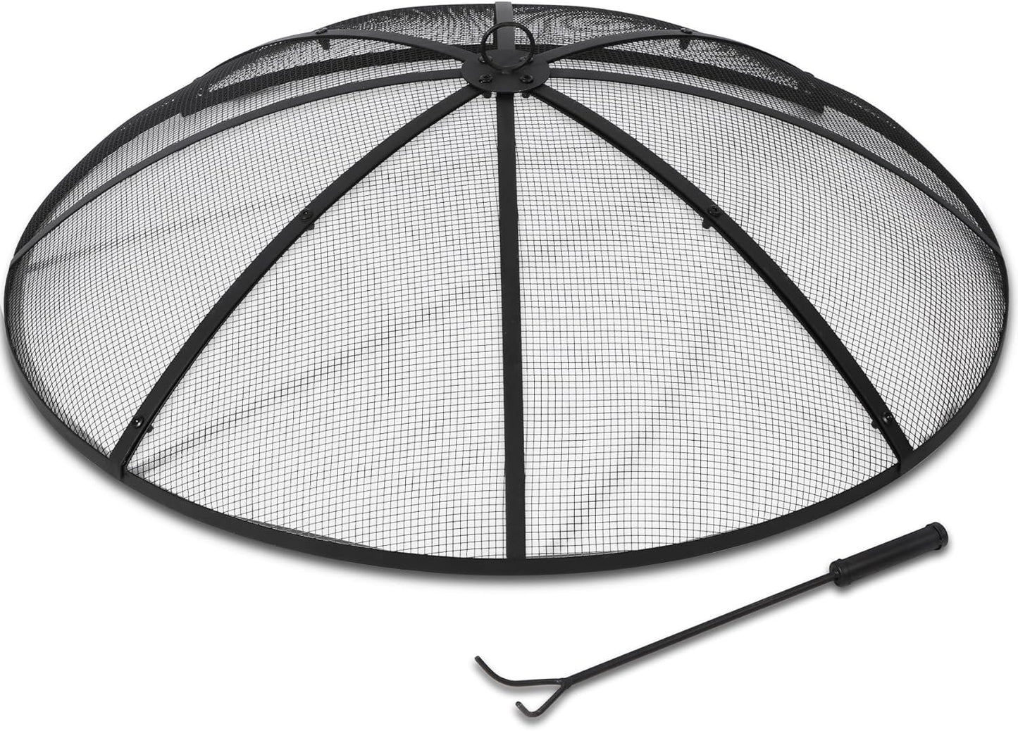 Durable 36 Inch Round Fire Pit Screen for Outdoor Use