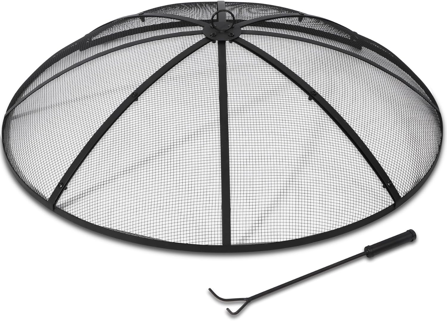 Durable 36 Inch Round Fire Pit Screen for Outdoor Use