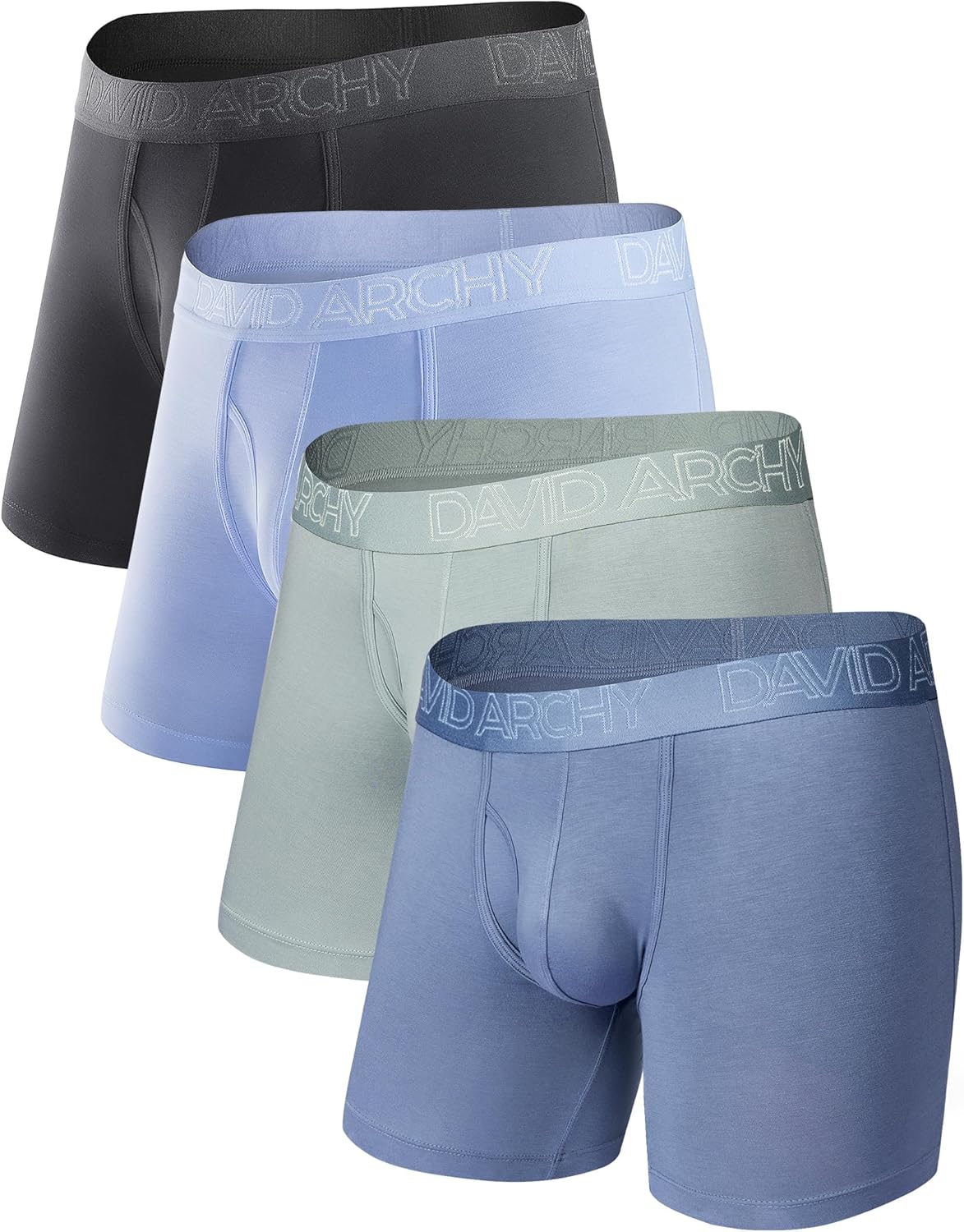 DAVID ARCHY Mens Underwear Boxer Briefs for Ultimate Comfort