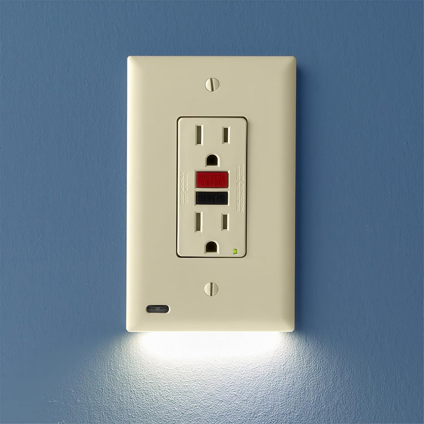 SnapPower GuideLight 3 Pack - GFCI Outlet Night Light Solution