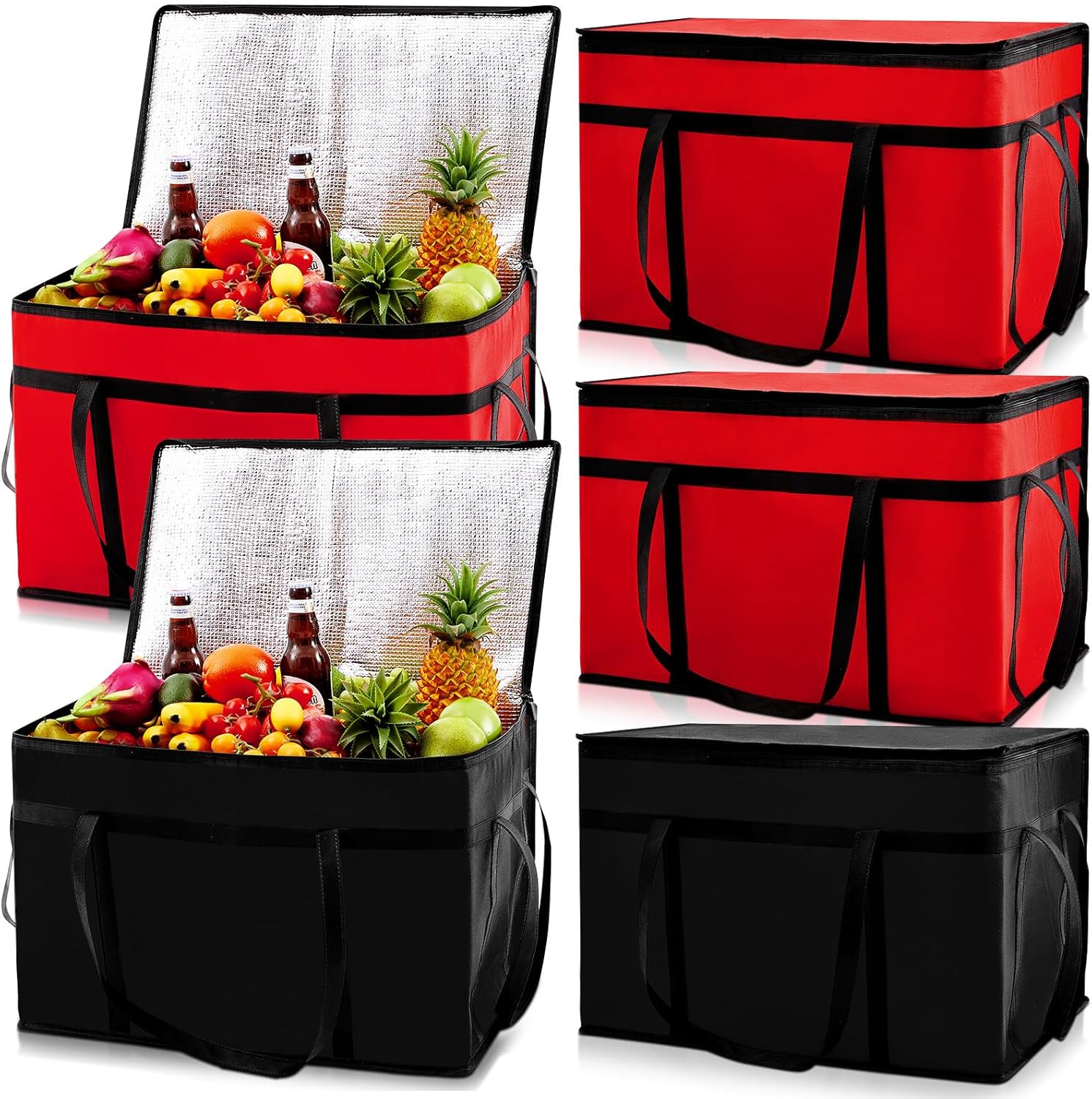 Maxcheck 6 Insulated Food Delivery Bag for Hot and Cold Items