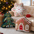 Lanpn Christmas Throw Pillows Set of 3 - Cozy Holiday Sofa Decor