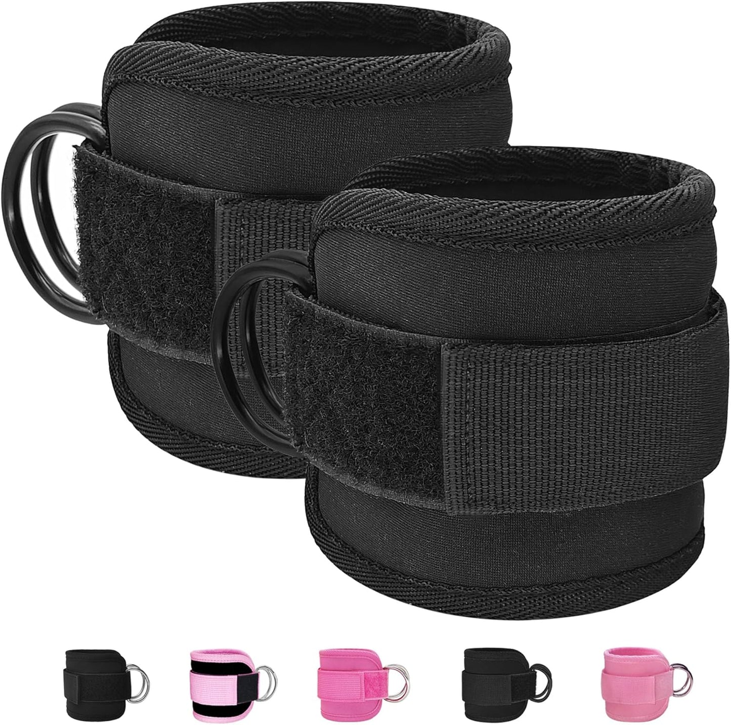 Neoprene Fitness Ankle Straps - Boost Glute Workouts