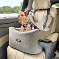 Dog Car Seat Booster for Small Dogs - 6.5in Elevated Sightseeing Sofa