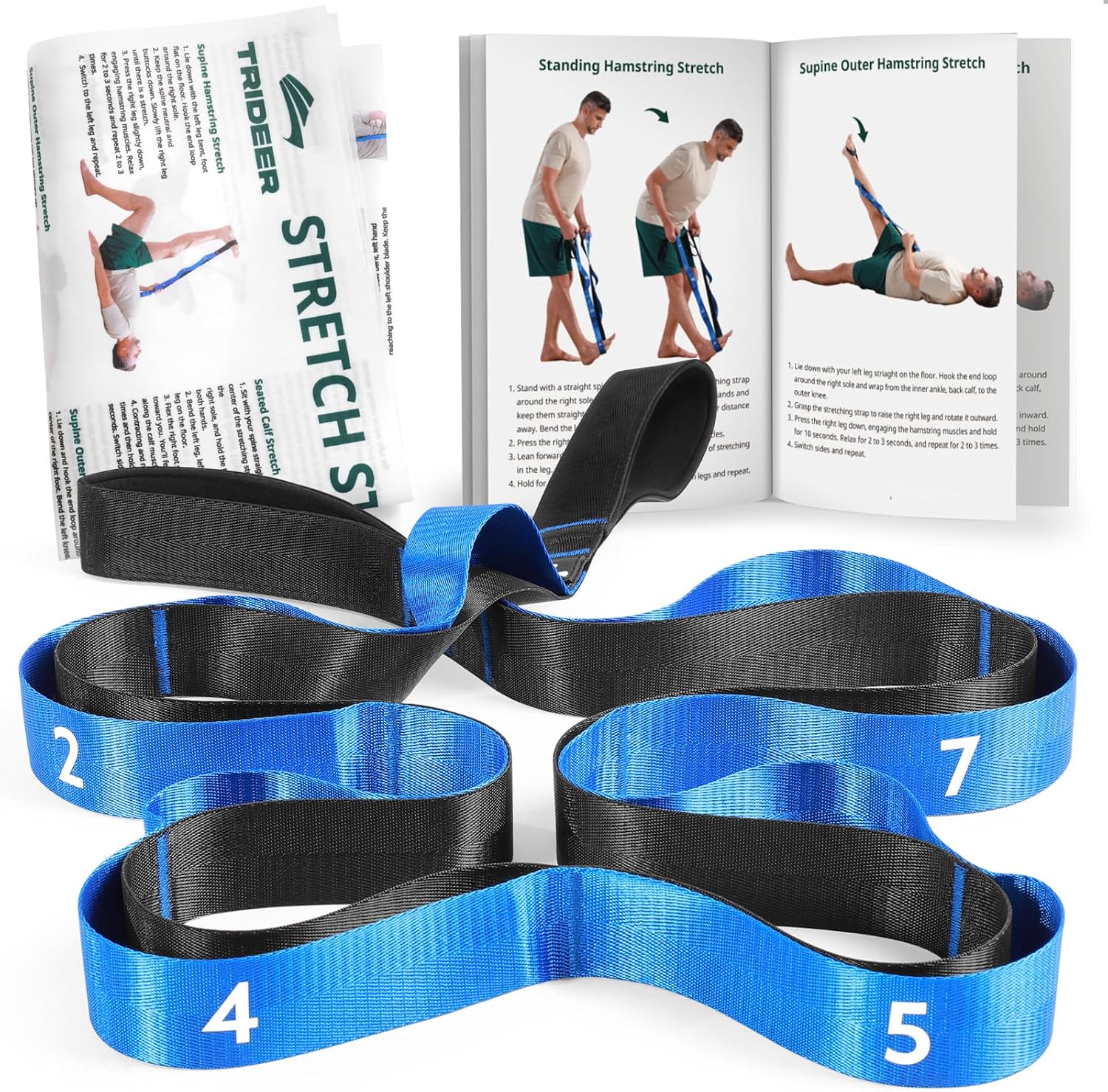 Trideer 10-Loop Stretch Strap: Ultimate Flexibility!