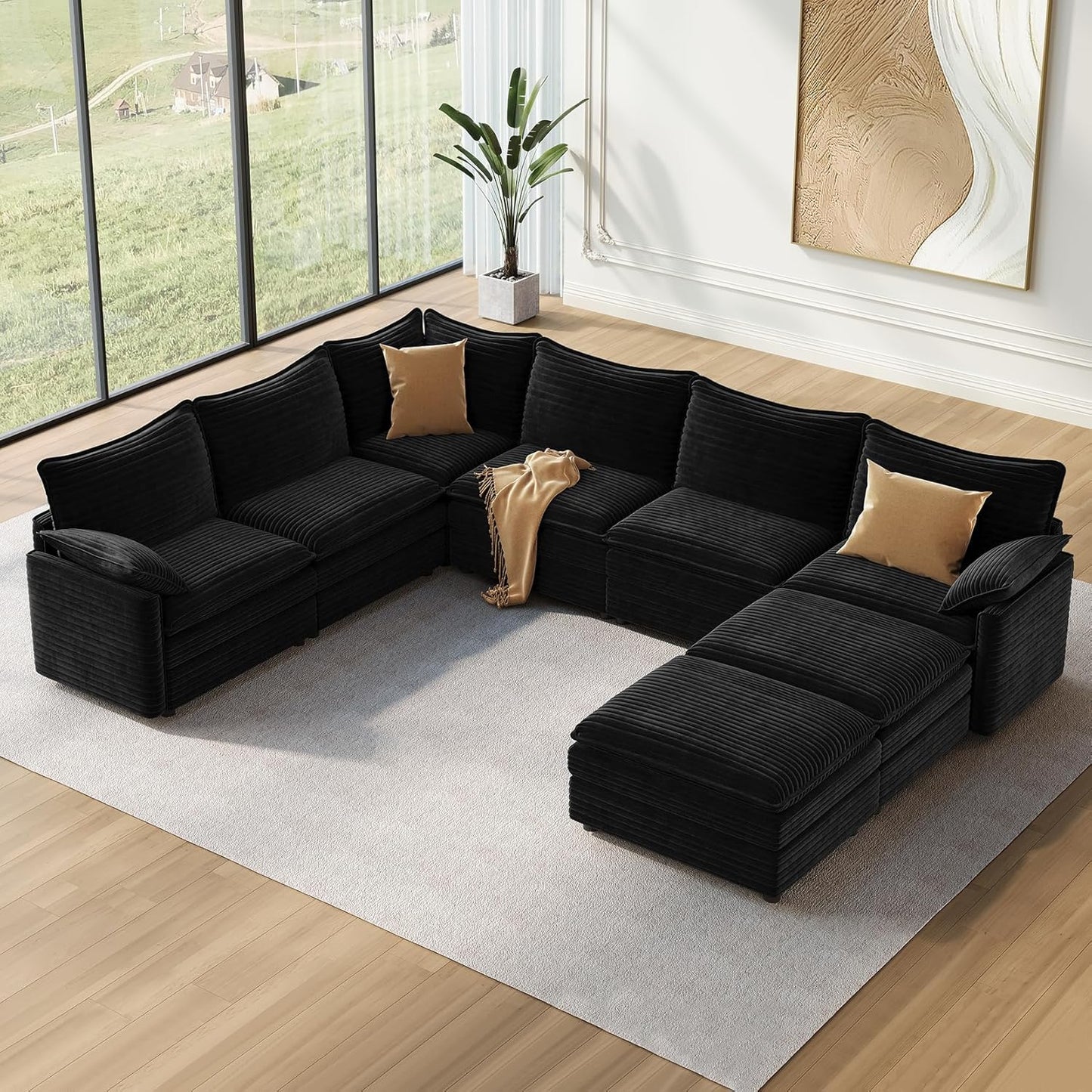 Vesgantti Large Modular Sectional Sofa for Ultimate Comfort