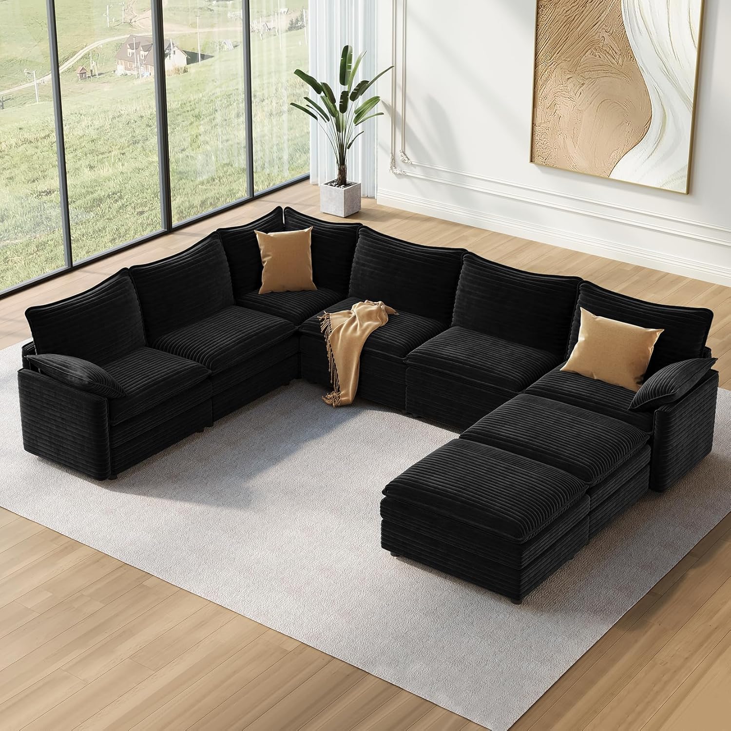 Vesgantti Large Modular Sectional Sofa for Ultimate Comfort