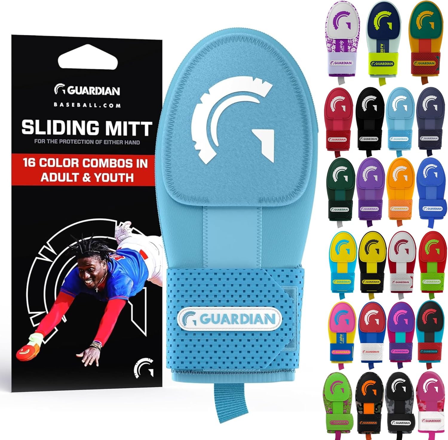 Guardian Baseball Sliding Mitt for Youth and Adult Players