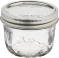 Kerr Wide Mouth Half-Pint Glass Mason Jars for Preserving