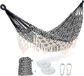 Portable Hammock with Tassel - Extra Large 2-Person Woven Cotton