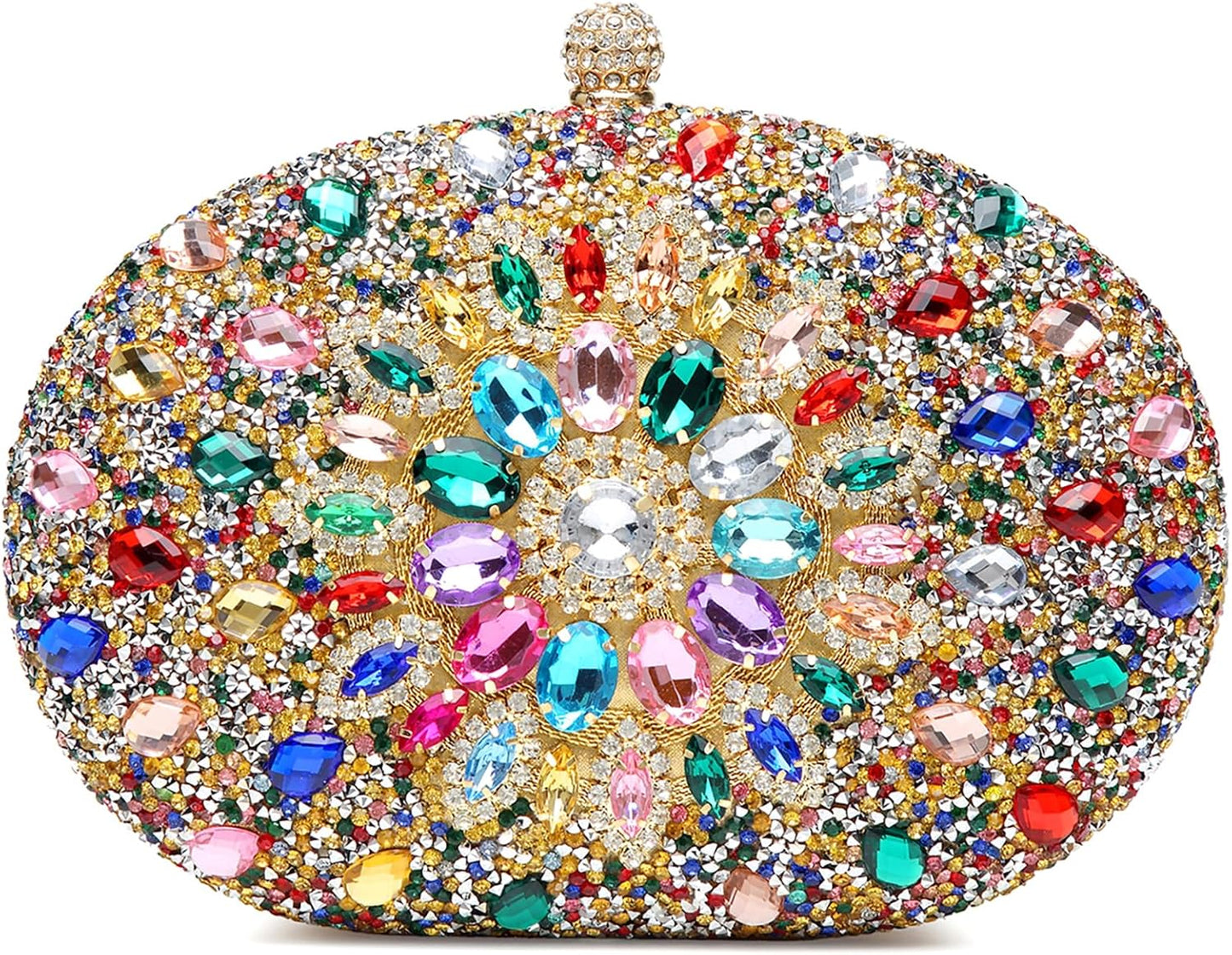 Sparkly Rhinestone Clutch Purses for Elegant Evening Events