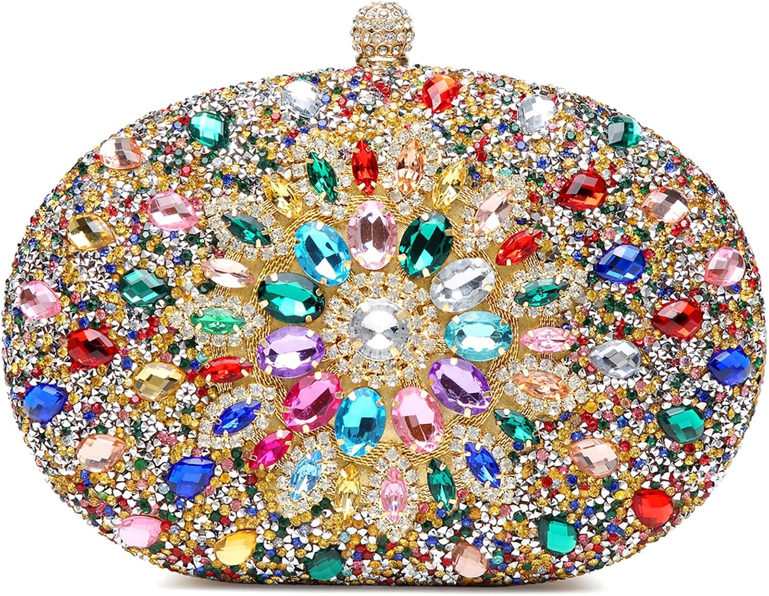 Sparkly Rhinestone Clutch Purses for Elegant Evening Events