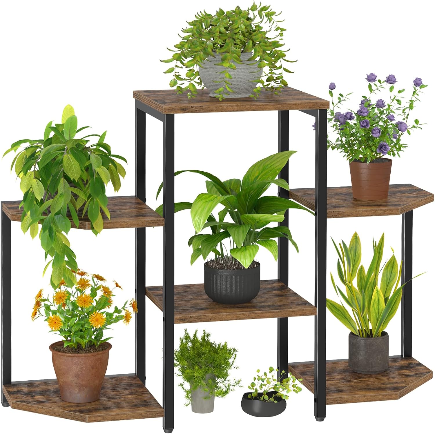 Indoor Plant Stand with 6 Tiers for Stylish Home Decor
