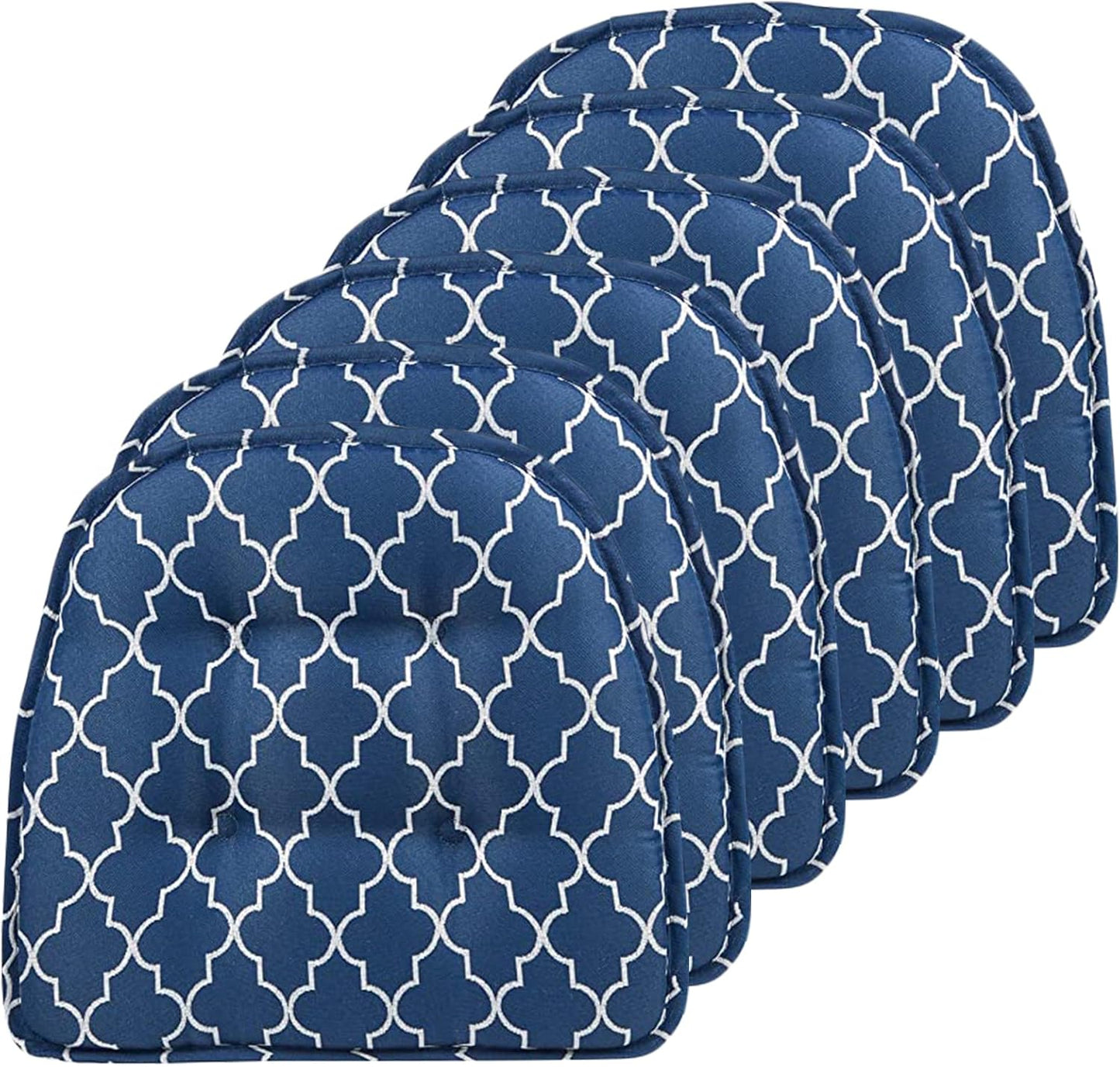 Klear Vu Omega Non-Slip Chair Cushions for Dining Room Comfort