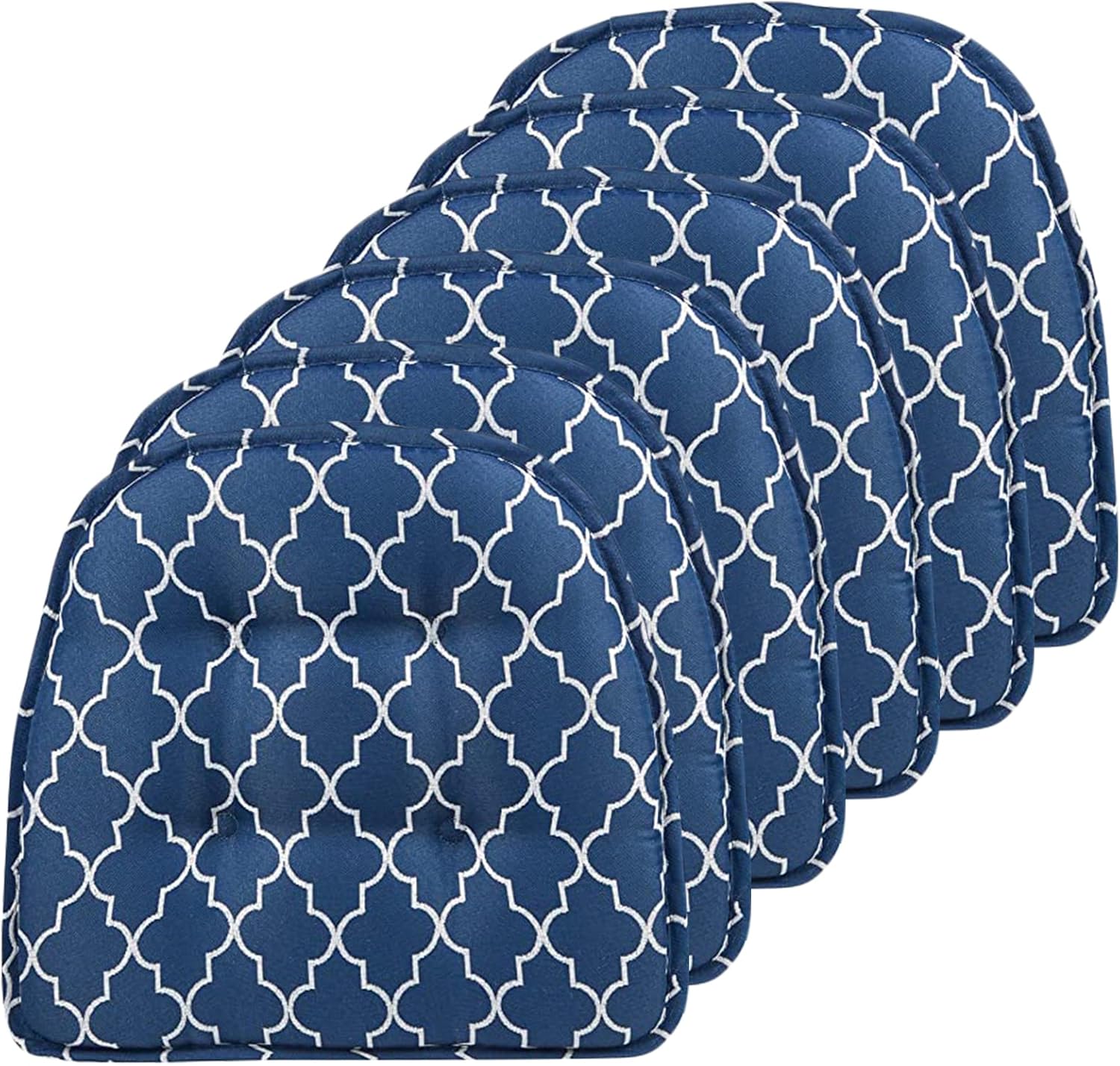 Klear Vu Omega Non-Slip Chair Cushions for Dining Room Comfort