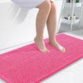 Extra Soft Chenille Bath Rug 47x24 - Quick Dry, Ultra Absorbent