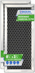 Microwave Filter Replacement 8.67in x 3.95in - Charcoal 2-Pack