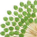 200 Bamboo Cocktail Picks, Disposable & Fancy for Summer Parties