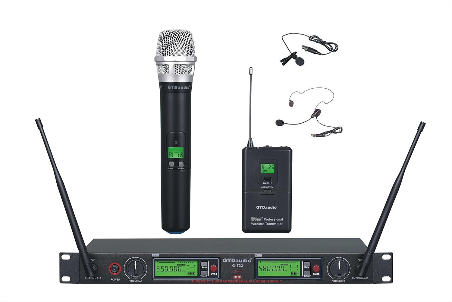 GTD Audio 2x800 Channel UHF Diversity Wireless Mic System Review