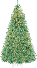 Best Choice Products 7.5ft Pre-Lit Sage Green Christmas Tree - Full