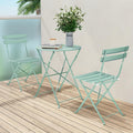 Grand Patio Premium Steel Patio Bistro Set - Compact Outdoor 3-Piece