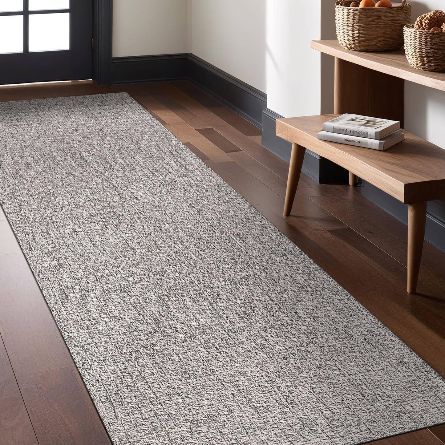 Easy Jute Rugs 2x7 Gray Color for Living Room and Patio Use