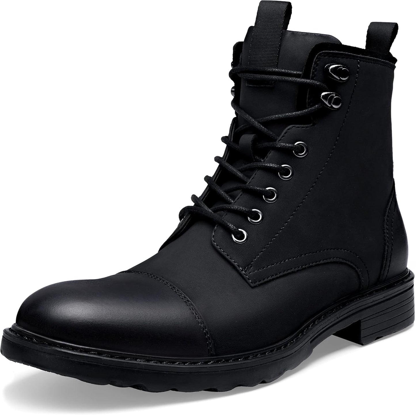 Vostey Mens Boots Motorcycle Casual Zipper Chukka Fashion Boots