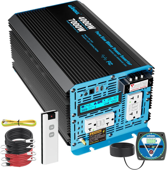 GIANDEL 4000 Watt Pure Sine Wave Inverter for RVs and Off Grid