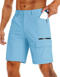 MAGCOMSEN Men's Hiking Cargo Shorts 9ft Quick Dry Lightweight Jewelry