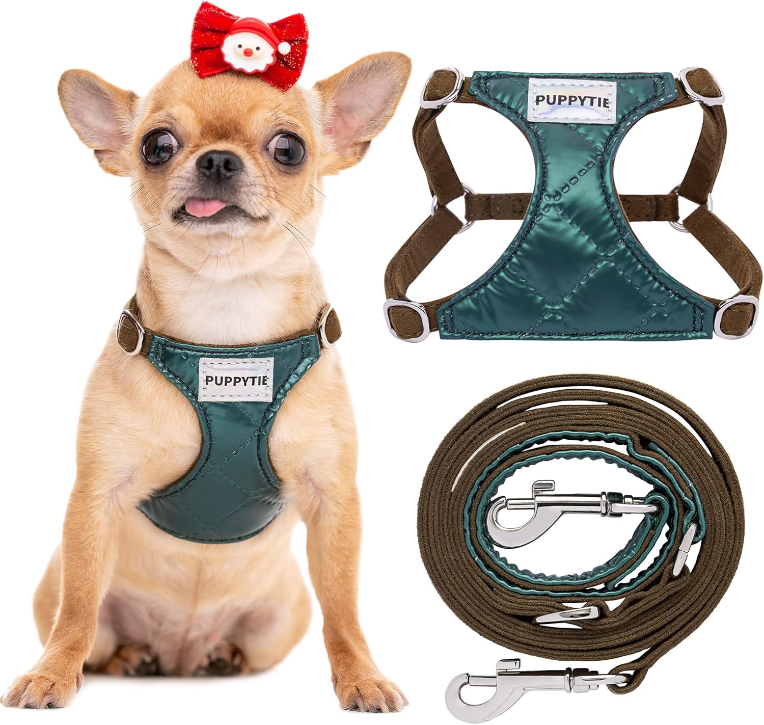 Puppytie No Pull XS Dog Harness with Multifunction Leash