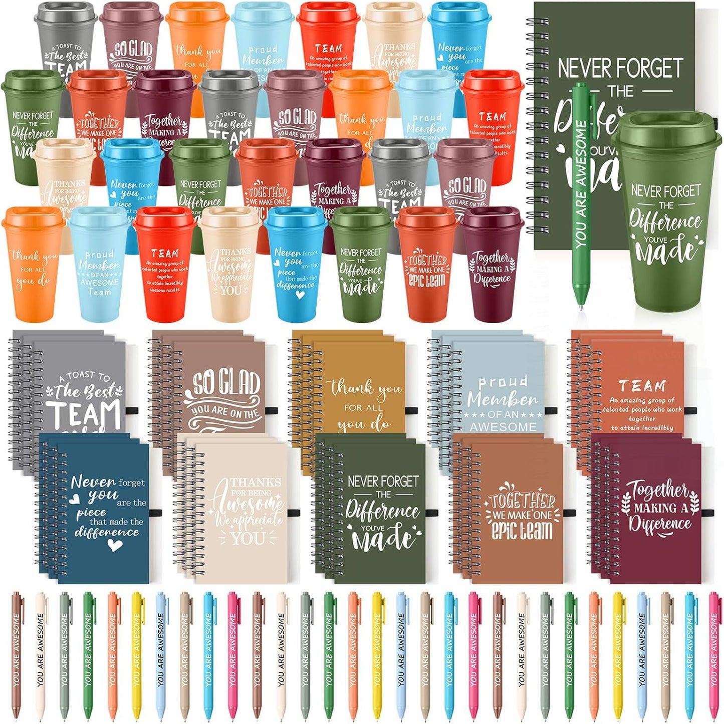 90 Pcs Employee Appreciation Christmas Gift Set for Coworkers