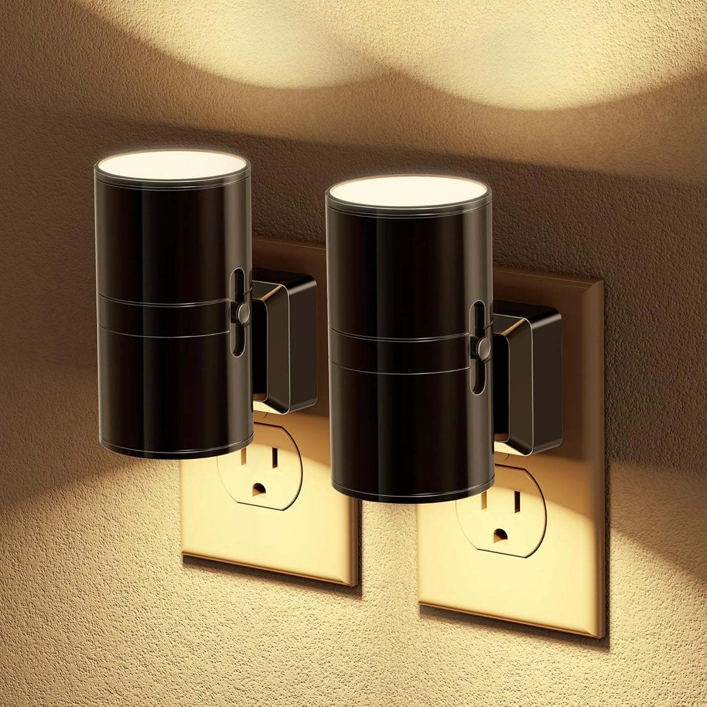 JandCase 2-Pack Dimmable Night Lights