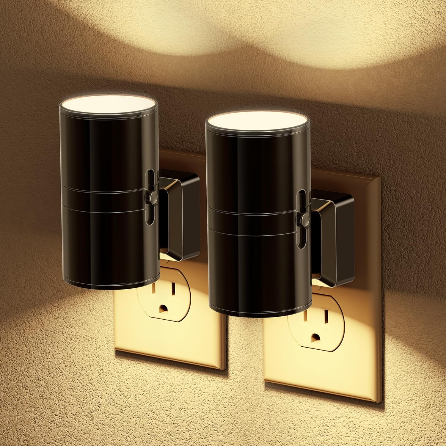 JandCase 2-Pack Dimmable Night Lights