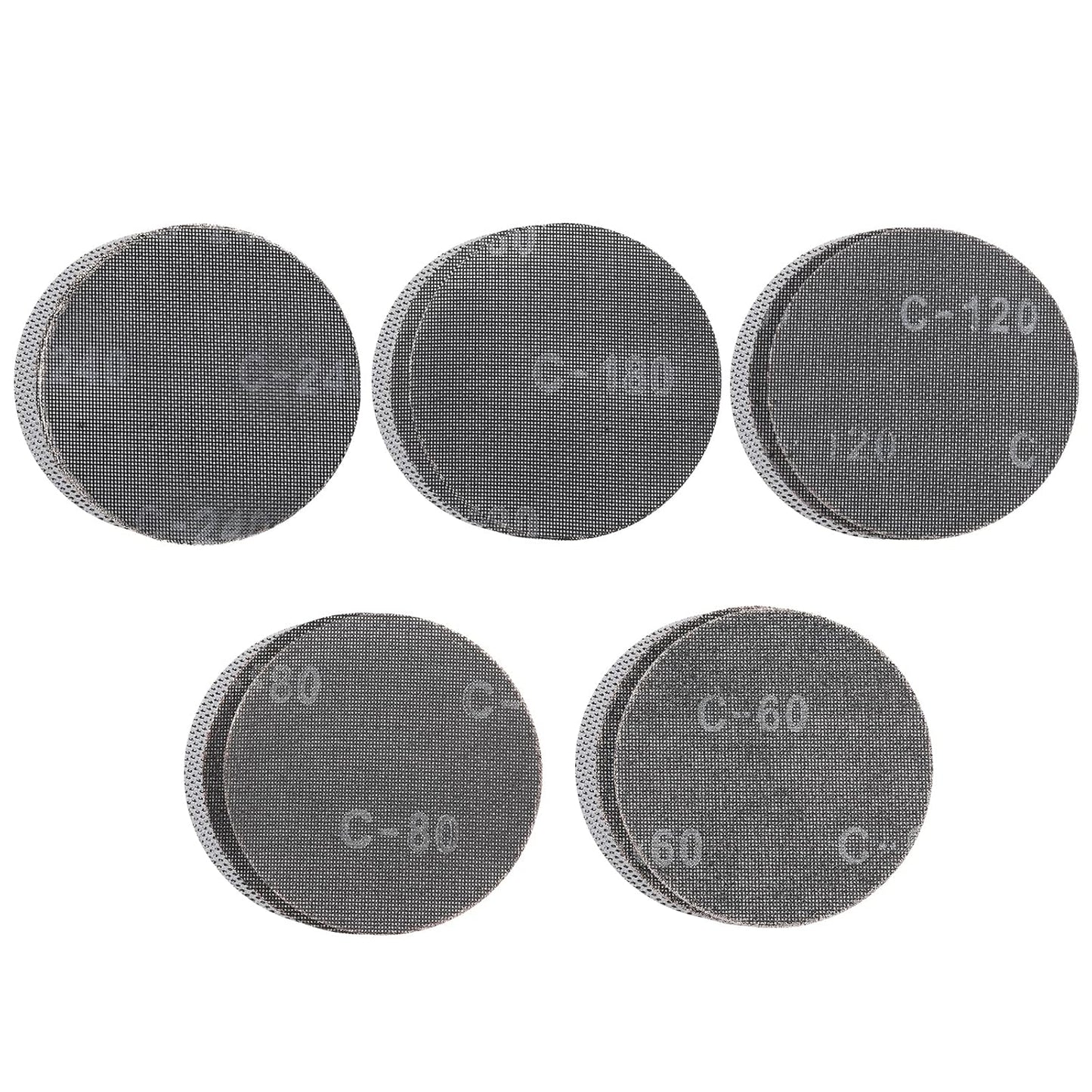 AYA-TECH Mesh Sanding Disc Set - 10PCS, 7 inch, 5 Grades, Dust-Free & Long-Lasting