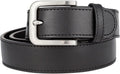 Men's Steel Core Leather Gun Belt for Concealed Carry Comfort