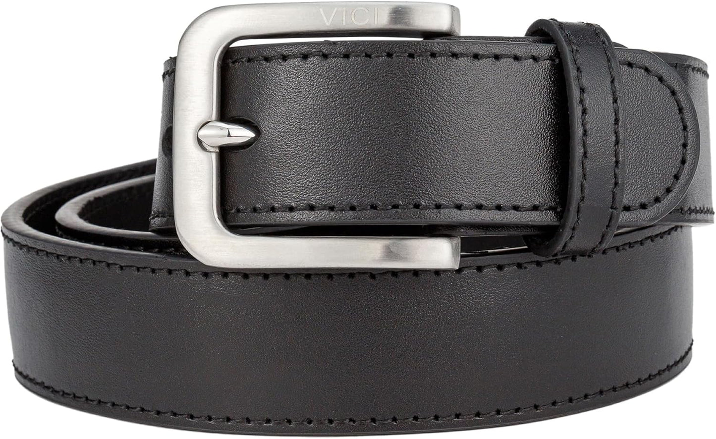 Men's Steel Core Leather Gun Belt for Concealed Carry Comfort