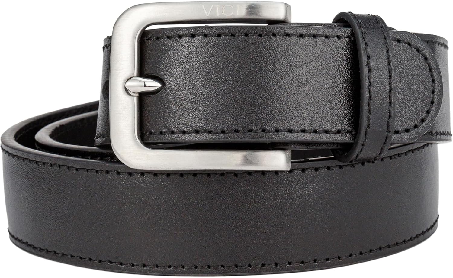Men's Steel Core Leather Gun Belt for Concealed Carry Comfort