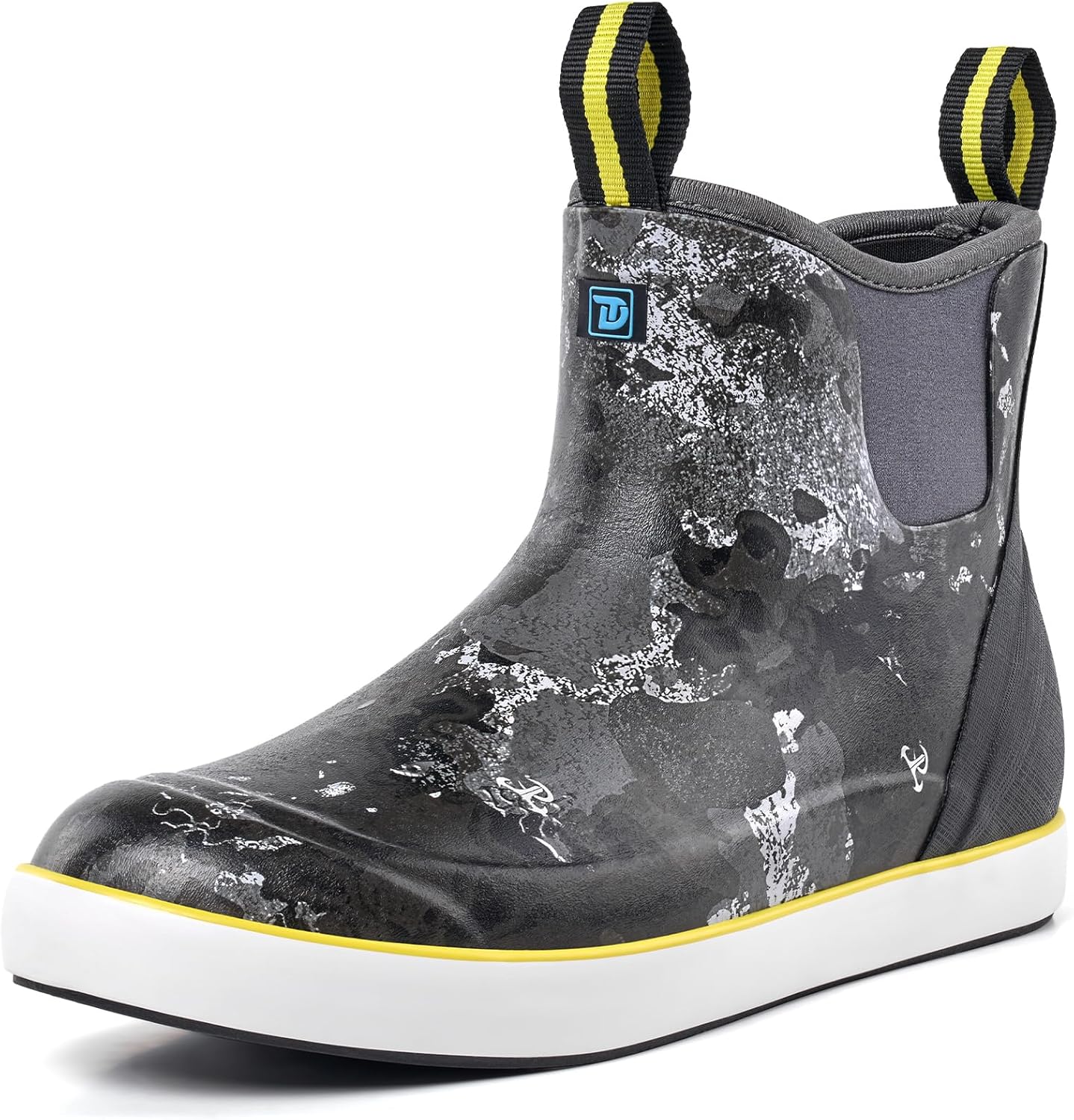 Trudave Deck Boots for Men: Waterproof Insulated Rain Boots