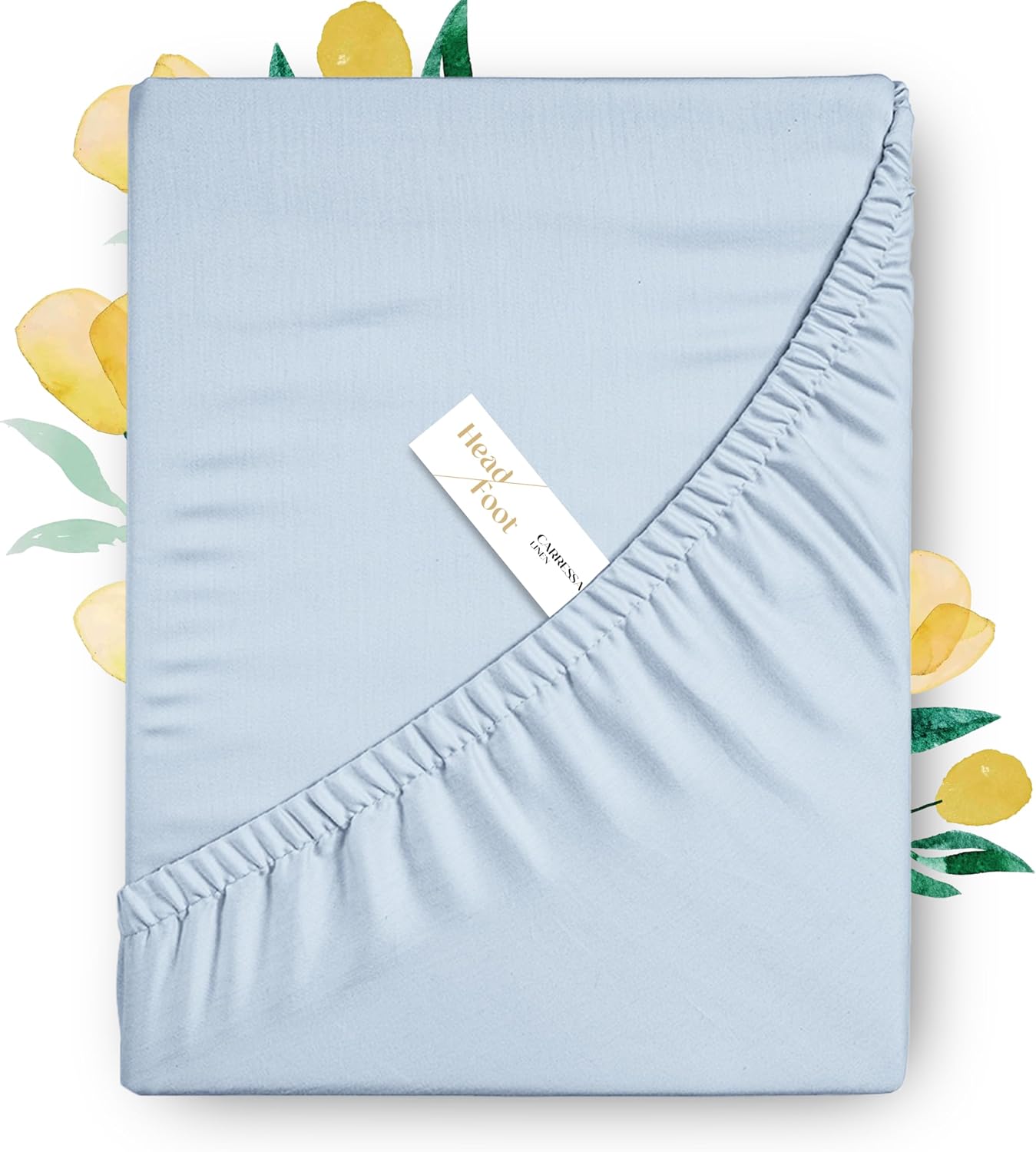 100% Egyptian Cotton King Fitted Sheet 16ft Deep Pocket Soft